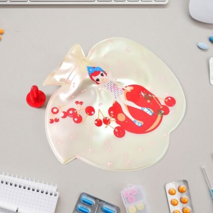 Hot Water Bag for Pain Relief Leak-Proof, Heat Therapy Bottle for Muscle, Stomach, and Menstrual Pain Relief